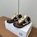 Loewe Ballet Runner 2.0 in nylon Brown Yellow And Blue LBR2282X11 - Image 2