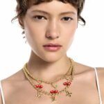 Louis Vuitton X Murakami Cerise Necklace Gold M02804 - Image 5