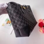 Gucci Ophidia Medium Tote Bag In Gg Denim Black 38Cm 631685 Un3Bg 1274 - Image 7