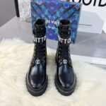 Louis Vuitton Territory Flat Ranger Boots Black 1A9Hae - Image 4