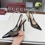 Gucci Signoria Slingback Pump Black 816636 Fad8Z 1000 - Image 4