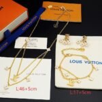 Louis Vuitton Lv Floragram Necklace Gold M00981 - Image 7