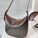 Celine Medium Heloise Bag In Triomphe Canvas Tan 30Cm 114712Fqm 04Lu - Image 3