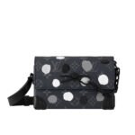 Louis Vuitton X Yayoi Kusama Steamer Wearable Wallet Monogram Eclipse Black 18Cm