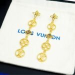 Louis Vuitton Lv Lace Earrings Gold M01072 - Image 2