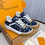 Louis Vuitton LV x The Darjeeling Limited LV Tilted Sneaker Blue 1AJTLH - Image 2