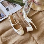 Gucci Women’s Horsebit Pump White Leather - Image 4