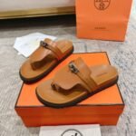 Hermes Empire Sandal Marron Glaise H221074Z 1V360 - Image 2