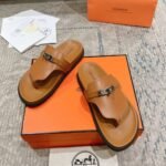 Hermes Empire Sandal Marron Glaise H221074Z 1V360 - Image 3