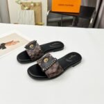 Louis Vuitton Lv Frame Flat Mule Cacao Brown 1Ahlr3 - Image 5