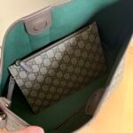 Gucci Ophidia Large Shoulder Bag Beige And Dark Brown 33Cm ‎836871 Fae0K 9853 - Image 9