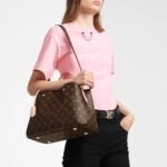 [Super Vip 1:1] Louis Vuitton Montaigne MM Monogram Canvas Brown 33Cm M41056 - Image 10