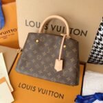 [Super Vip 1:1] Louis Vuitton Montaigne Bb Monogram Canvas Brown 29Cm M41055 - Image 2