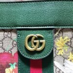 Gucci Ophidia Gg Flora Medium Tote Green 44Cm - Image 4