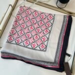 Louis Vuitton Monogram Flower Tile In Light Pink 70Cm - Image 3