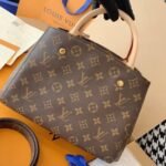 [Super Vip 1:1] Louis Vuitton Montaigne Bb Monogram Canvas Brown 29Cm M41055 - Image 4