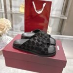 Gucci Men Slide Sandal Black 834940 Aaduo 1000 - Image 2