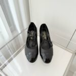 Chanel Mary Janes Black G46323 B19726 94305 - Image 4