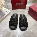 Gucci Men Slide Sandal Black 834940 Aaduo 1000 - Image 3