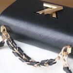 Louis Vuitton Lv Twist MM Handbag Black 23Cm - Image 6