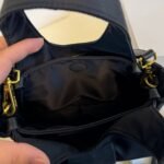 Prada Padded Re Nylon Mini Bag With Bow Black 19Cm 1Ba359 Rp0C F0002 V Oxo - Image 3