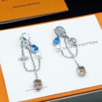 Louis Vuitton Heirloom Pendant Earrings Silver M02889 - Image 6