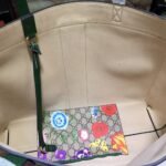 Gucci Ophidia Gg Flora Medium Tote Green 44Cm - Image 8