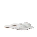 Prada Leather Slides White 1Xx355 070 F0009 F D005