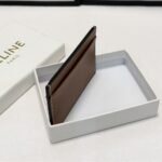 Celine Card Holder In Smooth Tan Brown 9Cm - Image 3