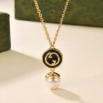 Gucci Blondie Pendant Necklace Gold Tone 774620 I9757 8499 - Image 5
