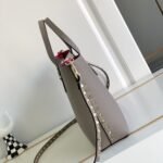 Valentino Garavani Rockstud Small Tote Bag Grey Genuine 28Cm - Image 3