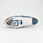 Louis Vuitton Charlie Trainers Monogram Denim White Blue 1Aaw2G - Image 3