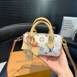 Louis Vuitton X Takashi Murakami Nano Speedy White Multicolored 20Cm M13391 - Image 2
