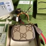 Gucci Bamboo 1947 Jumbo Gg Small Top Handle Bag 18Cm - Image 3