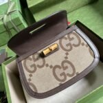 Gucci Bamboo 1947 Jumbo Gg Small Top Handle Bag 18Cm - Image 4