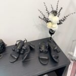 Chanel Sandals Black G46192 B18985 94305 - Image 5