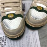 Gucci Screener Leather Sneaker White Perforated 570442 0Yi20 9582 - Image 4