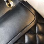 Chanel Classic 11.12 Handbag Gold Tone Metal Black 25Cm A01112 Y01295 94305 - Image 7