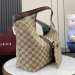 [Super Vip 1:1] Gucci Giglio Large Tote Bag Gg Canvas Beige And Dark Brown 60Cm 853971 Faffp 2547 - Image 3