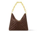 Louis Vuitton Coussin Hobo MM Chocolat 30Cm M12072