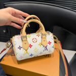 Louis Vuitton X Takashi Murakami Nano Speedy White Multicolored 20Cm M13391 - Image 3