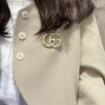 Gucci Gg Brooch Gold - Image 7