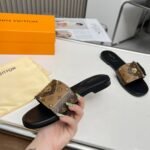 Louis Vuitton Lv Frame Flat Mule Cacao 1Acxg4 - Image 5