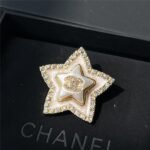 Chanel Cc Star Brooch Gold - Image 2