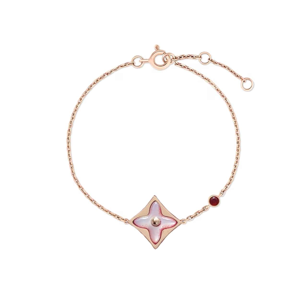 38-16 Louis Vuitton Color Blossom Bb Star Bracelet Red Gold - Image 1