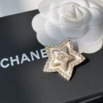 Chanel Cc Star Brooch Gold - Image 7
