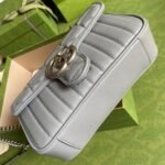 Gucci Gg Marmont Mini Shoulder Bag Grey 22Cm 446744 Um8An 1711 - Image 4