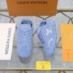 Louis Vuitton Lv Rally Sneaker Blue 1Ahu24 - Image 4