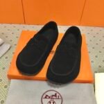 Hermes Lazy Loafer Black H252020Z 02395 - Image 2
