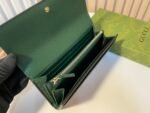 Gucci Long Wallet Green And Beige 19Cm - Image 2